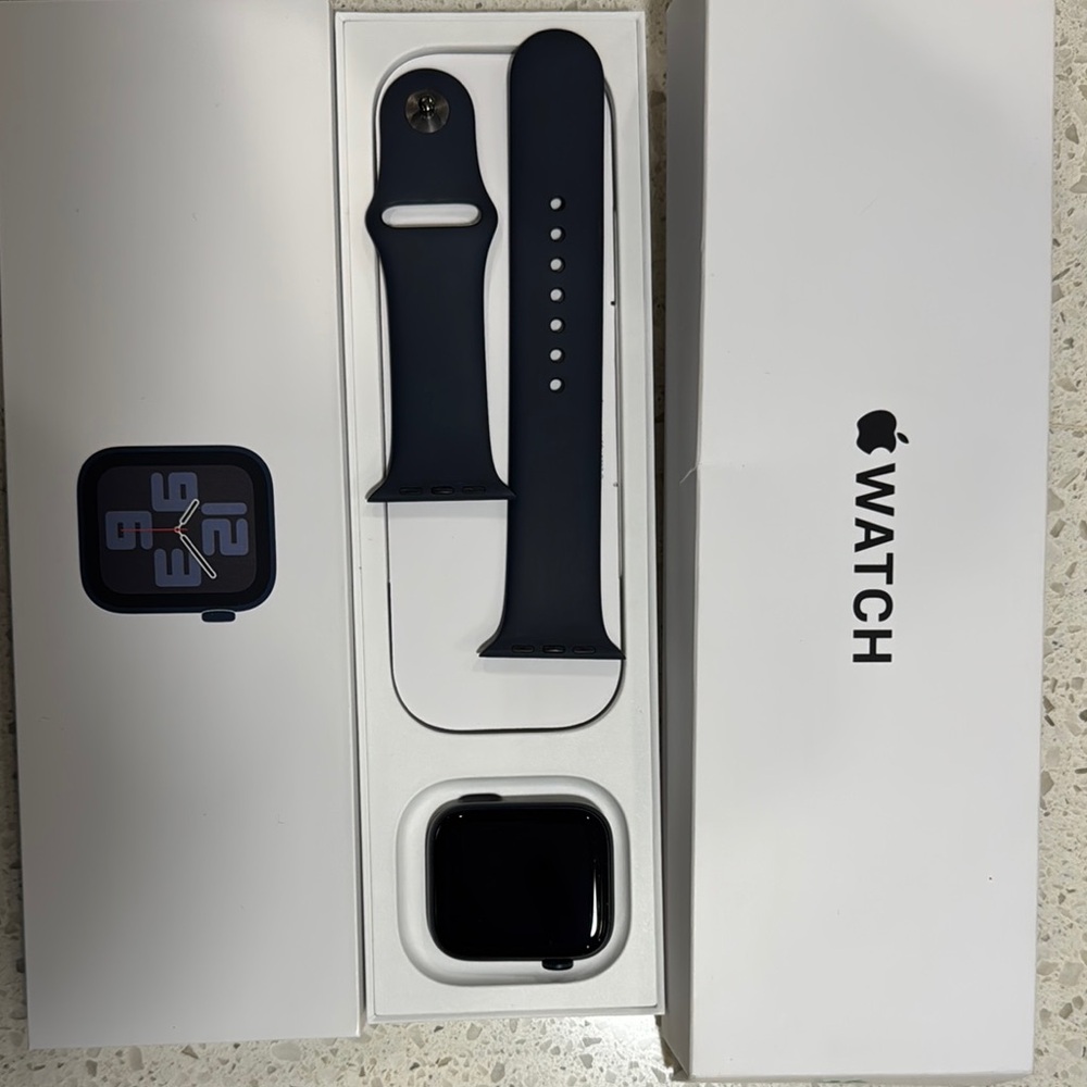 Apple Black Smartwatch Sleek Design Advanced Features